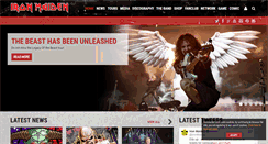 Desktop Screenshot of ironmaiden.com